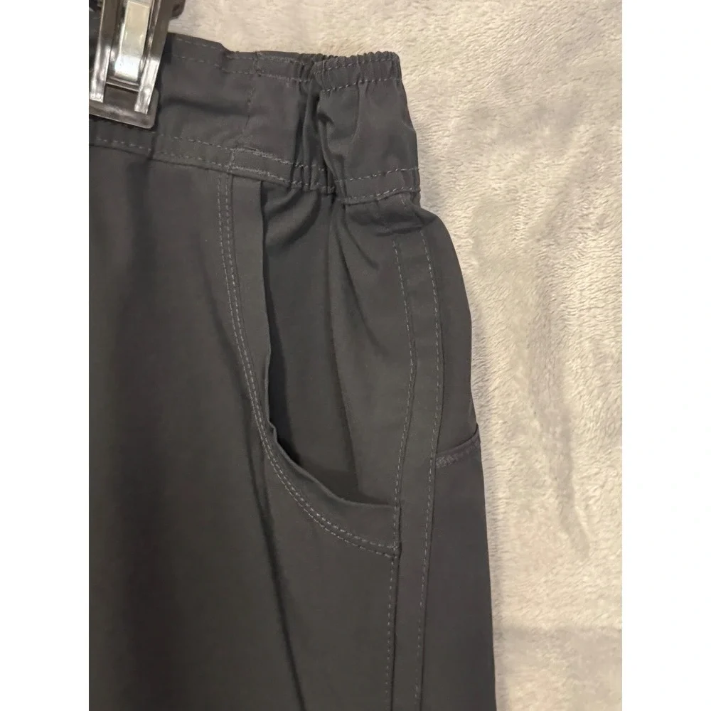 Lands End Womens 20W Black Active‎ Shorts Drawstring Pockets Stretch Hiking Gym